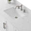 Ensemble de meuble-lavabo sur pied simple 60 po avec plateau Twicken-1726290679