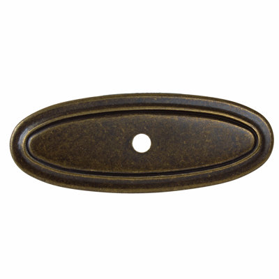 Contre-plaque d'armoire classique 3 pouces, mince et noir mat - 1034-MB