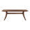 Solid Walnut Dining Table with Slim Rectangular Design