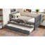 Lit plateforme en bois massif avec lit gigogne et tiroirs-2125296665