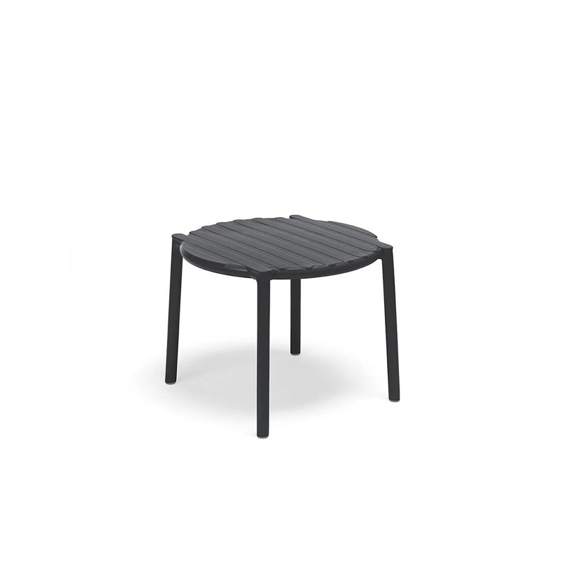 Doga Outdoor Round Bistro Table, Anthracite