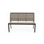 Banc de parc empilable aluminium Bazza-26076723-26076725