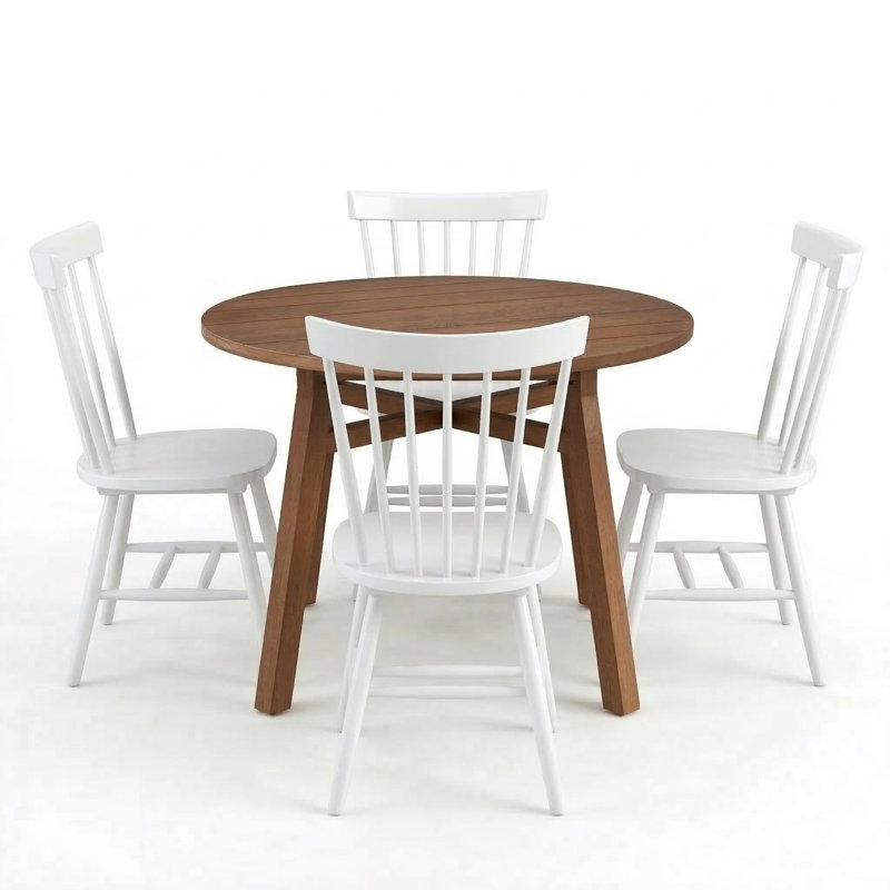 Calaby Dining Set, Brun