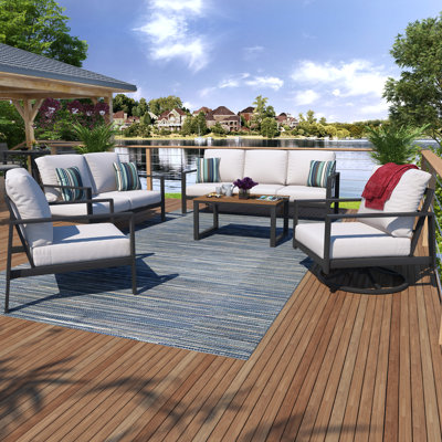 Townsend Sofa Seating Group with Sunbrella Cushions