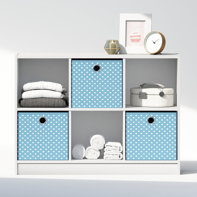 Système d'organisation 31,6 po Navarion, Blanc / Bleu clair