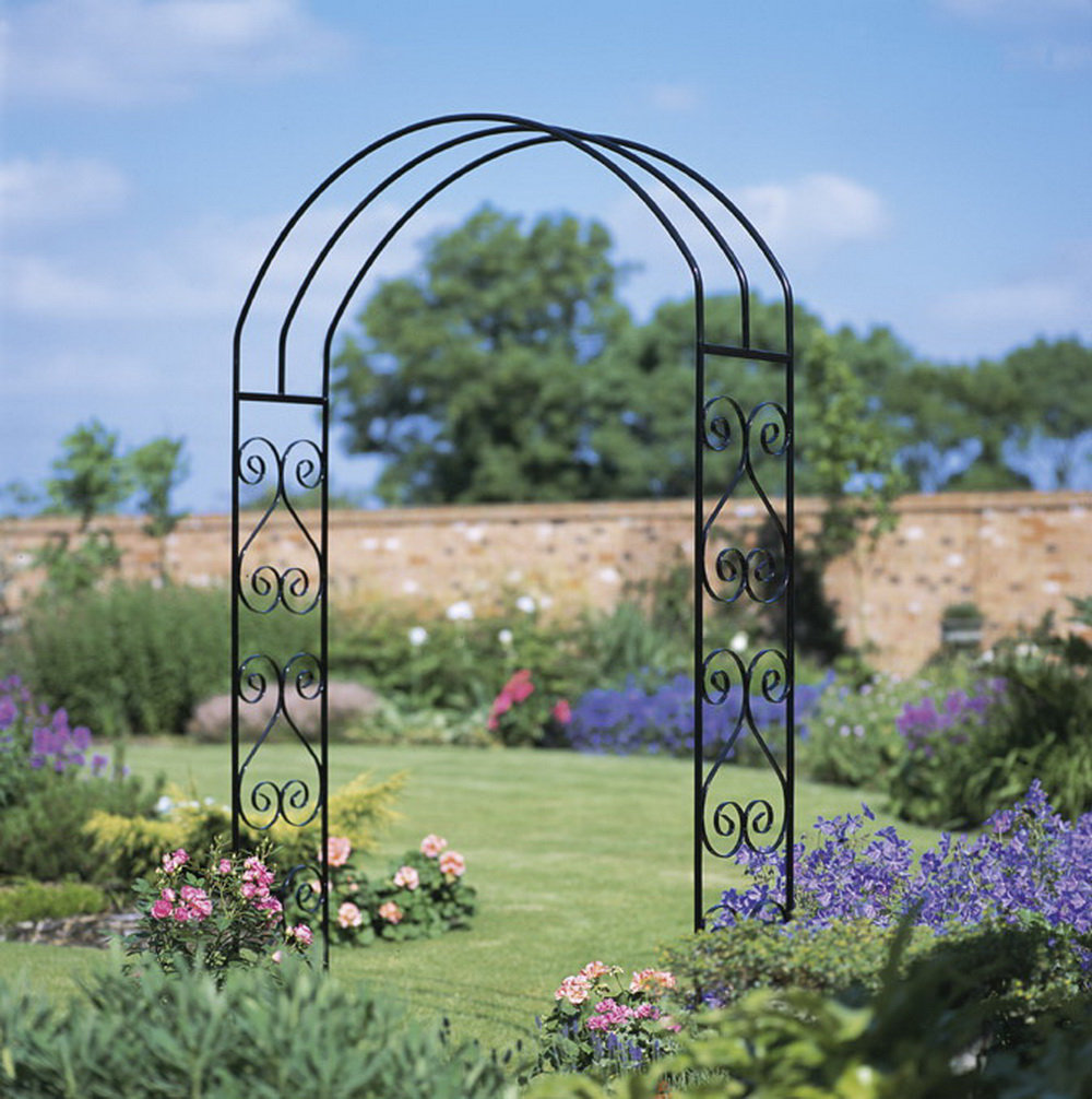 Boda 30cm D Metal Arbour in Black