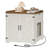 Cat Litter Box Enclosure Furniture with Charging Station