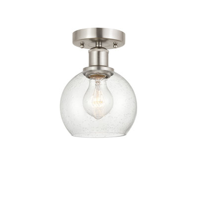 Plafonnier semi-encastré 1 lumière