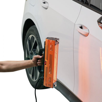 Lampe à polymériser infrarouge, 1000 W haute puissance, lampe chauffante à main pour voiture, 2,48 pieds carrés de surface de cuisson, séchoir à peinture pour réparation sur place, séchage du moteur