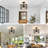 3-Light Rustic Ceiling Light