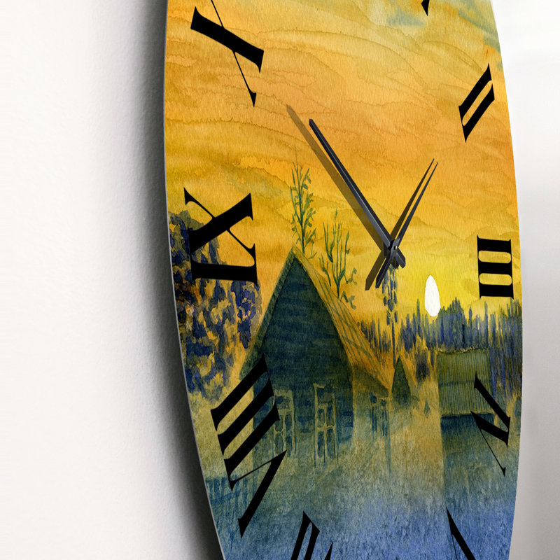 Horloge murale à la campagne, Petit