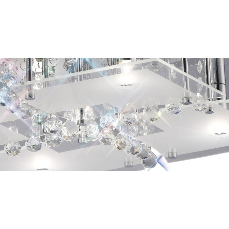 Varennes Glass Semi Flush Mount