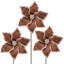 Tige de poinsettia en cuir 24 po