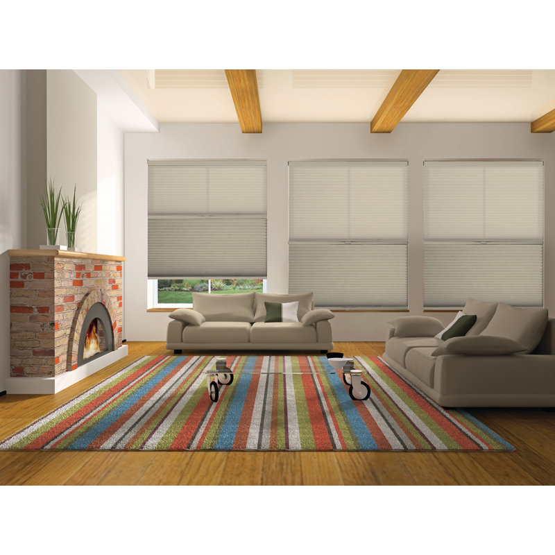 Store cellulaire sans cordon jour / nuit, cellule simple 9/16 po, L 33 po x L 48 po, Gris anthracite