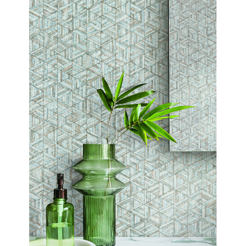 Rune Abstract Wallpaper Roll, Pewter