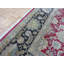 Tapis de zone en laine 8 pi 10 po x 9 pi 2 po one-of-kind à la main noué la bourgogne Bearfield