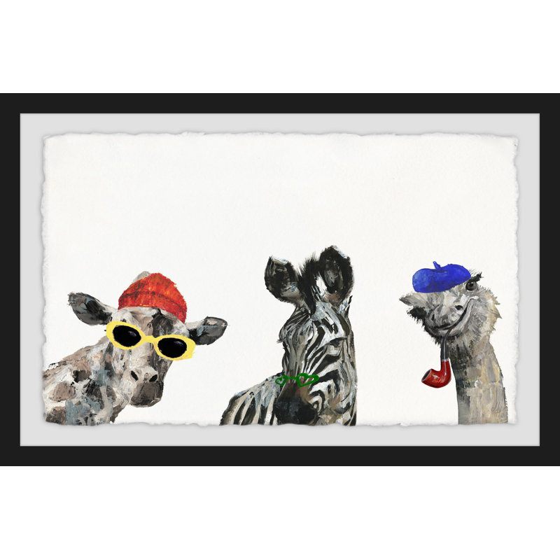 Cardine «Happening Bunch», reproduction encadrée, H 8 po x l 12 po x P 1,5 po