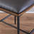 Bridgestone Upholstered Counter Stool with Metal Frame-1482371582