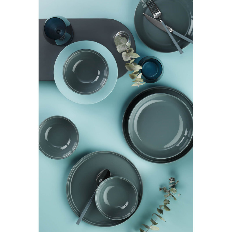 Elegant 18-Piece Dinner Set, 100% Porcelain, Includes 6 Service Plates (9.8 in), 6 Dinner Plates (8.3 in), 6 Bowls (5.5 in) | Dishwasher & Microwave Safe | Perfect for Formal Dining & Everyday Use