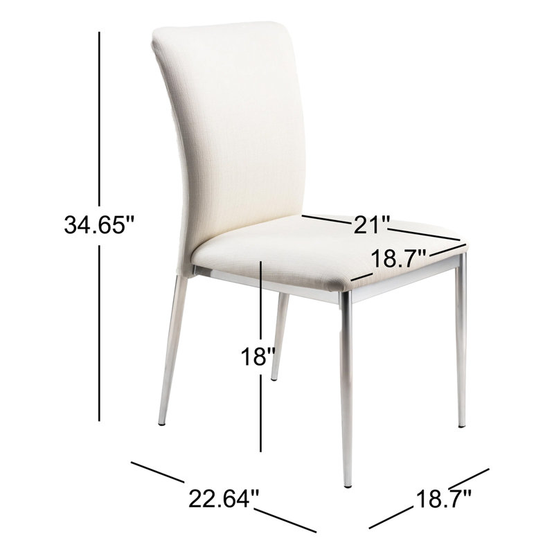 Chaise d'appoint en métal Aylar