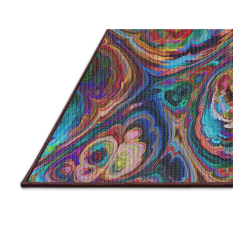 Arleny Abstract Indoor Rug, Rectangle 2' x 3'