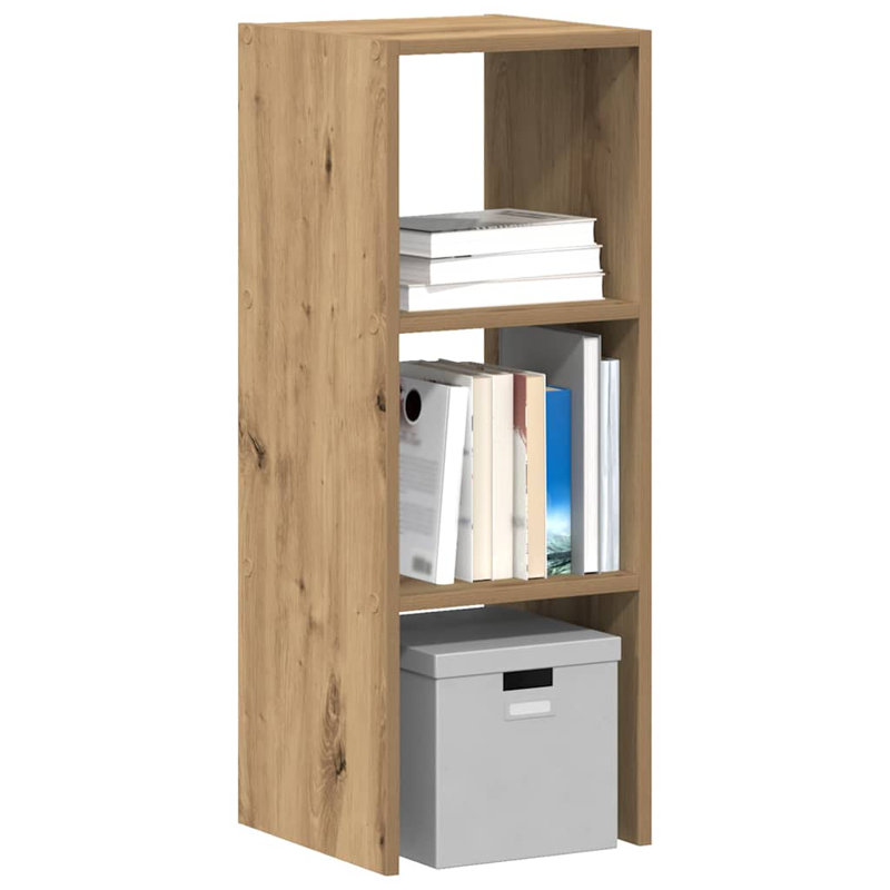 Rubeena 80cm H x 30cm W Bookcase, Artisan Oak