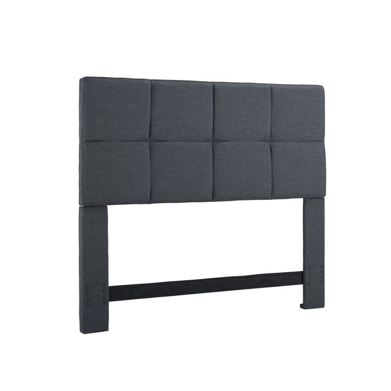 Tête de lit tapissier Tarina, Double / grand, Poivre