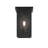 1-Light Outdoor Wall Light with Clear Seeded Glass-624986223
