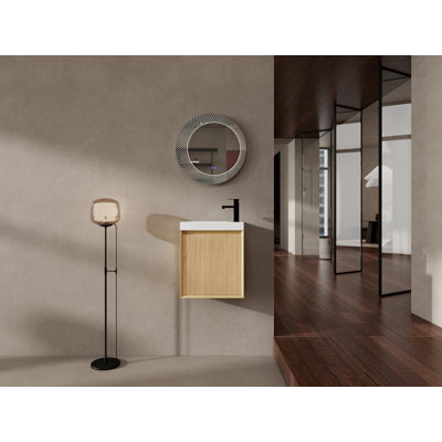Meuble-lavabo 18,5 po avec lavabo en résine