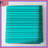 Teal Horizontal Stripes Quilted Bedspread All Sizes-126176587