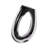 Elina Cutout Black Glass Vase-146087295