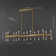 Mazelina 26 - Light Dimmable Modern Linear Chandelier