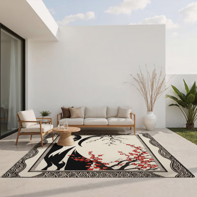 Tapis intérieur et extérieur Branching Serenity