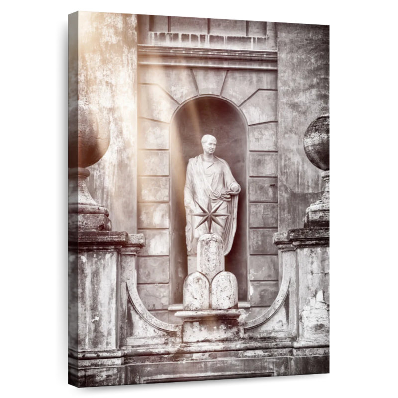 Dolce Vita Rome - Statue antique, H 51 po x l 34 po