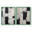 ABSTRACT Series CEC XXXVII - Impression encadrée de qualité supérieure - prête à être accrochée - aucun clou requis - aucun clou requis-108037680-108037678