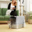 Enclosed Litter Box with Built-in Scoop