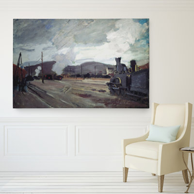 « chemin station » par claude monet print