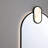 Mrissa, Mirror , 21" X 39", Matte Black