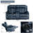 70.9'' Velvet Pillow Top Arm Reclining Loveseat-1078833804