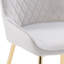 Chaise d'appoint en velours Maurio-963019814