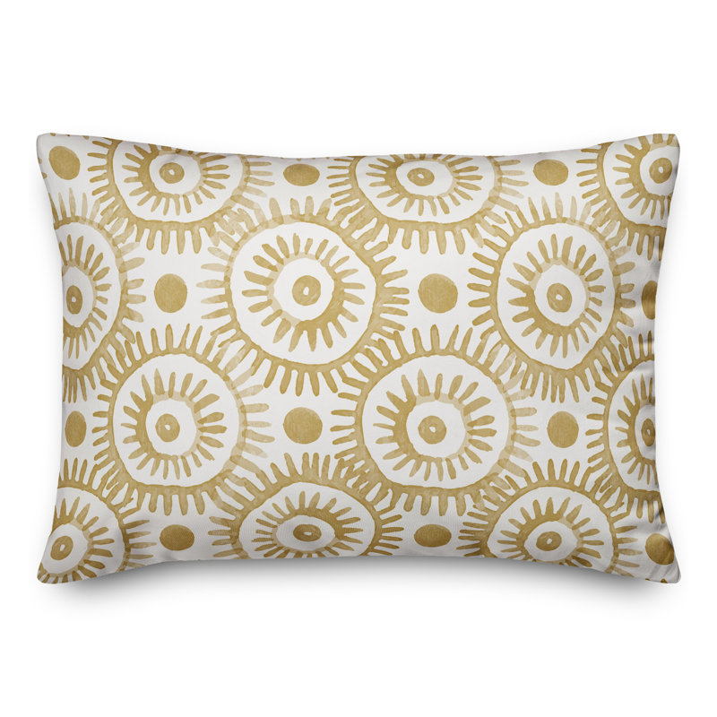 Outdoor Throw Pillow, Yellow