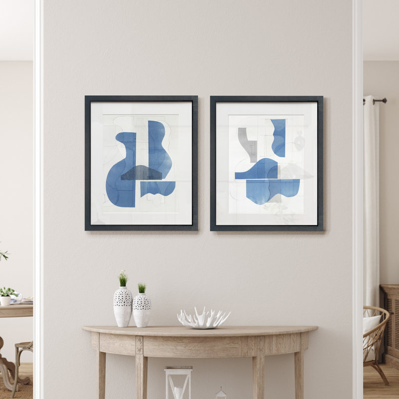 Pottery Forms I-ensemble de 2 reproductions d’art sur papier encadrée