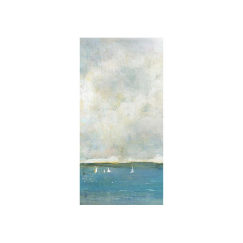 Mediterranean Summer I Print by Guseul Park, Glass Coat, 60" H x 30" W x 1.5" D