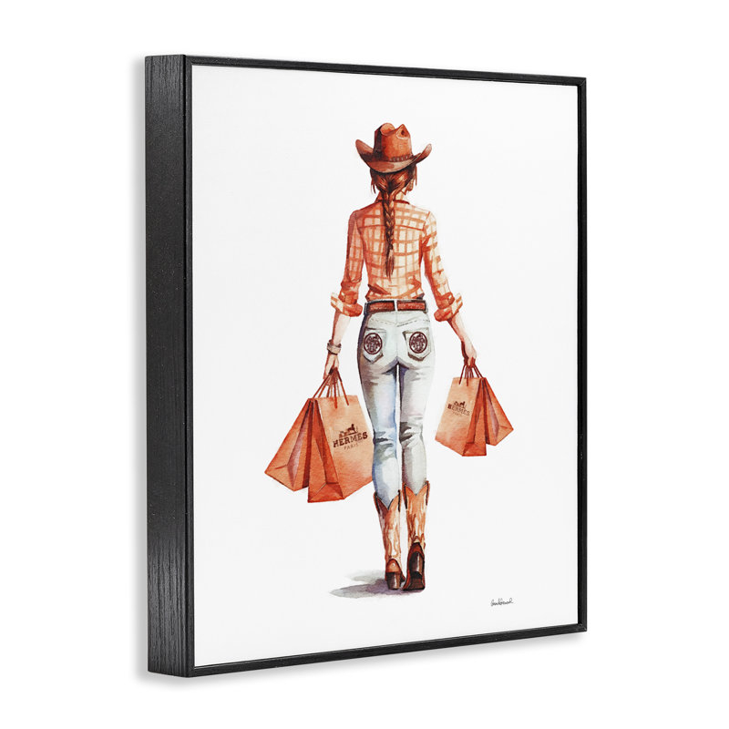 Art moderne de giclée encadrée par Amanda Greenwood, H 20 po x l 16 po, Giclée encadrée noir minuit