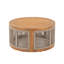 Table basse d'extérieur en bois d'acacia