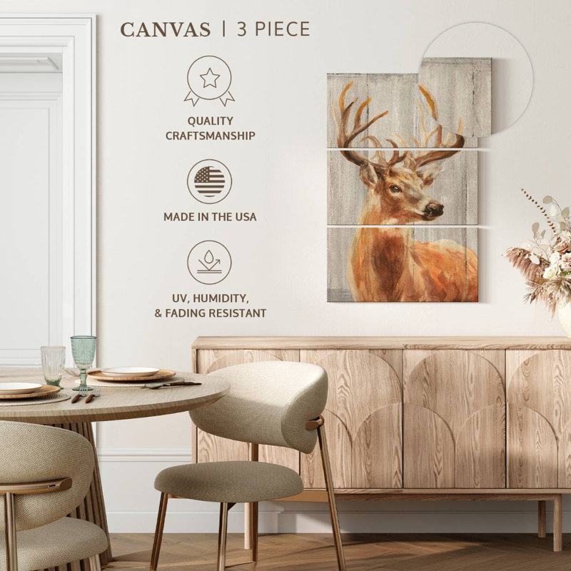 Cerf Brampt Woodland, H 32 po x l 20 po