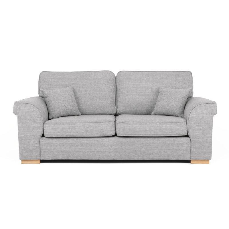Picadilly 186Cm Pillow Top Arm Loveseat, Silver, 3