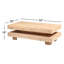 Jullisa 55" Coffee Table In Distressed Oak