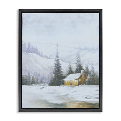«Snowy Woodland Cabin» par Dogwood