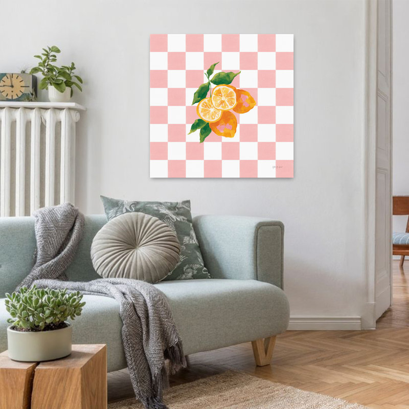 Été aux dames I, art contemporain, H 32 po x l 32 po